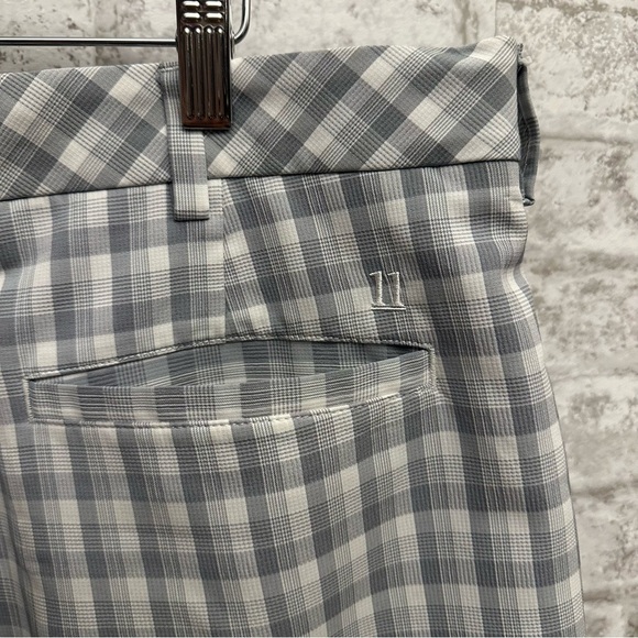 Walter Hagen golf shorts men’s size 38 plaid‎ gray and white - Picture 3 of 4